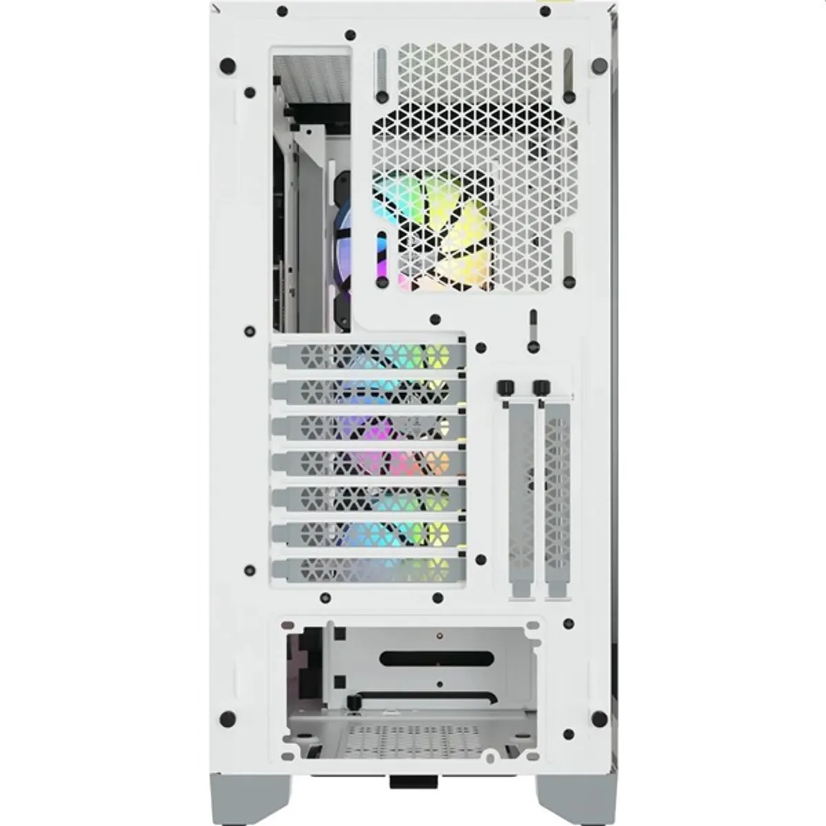 CORSAIR CC-9011205-WW iCUE 4000X RGB ATX fehér 3x120mm USB 3.0 fejhallgató csatlakozó mikrofon csatlakozó 2x3,5" külső 2x5,25" külső 2x3,5" belső #6