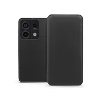 Haffner HF277665 Xiaomi Redmi Note 13 Pro 5G/Poco X6 5G Dupla zseb flip tok Műbőr Fekete Oldalra nyíló tok