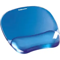 FELLOWES 9114120 Crystal Gel csuklótámaszos egérpad kék 202x230 mm
