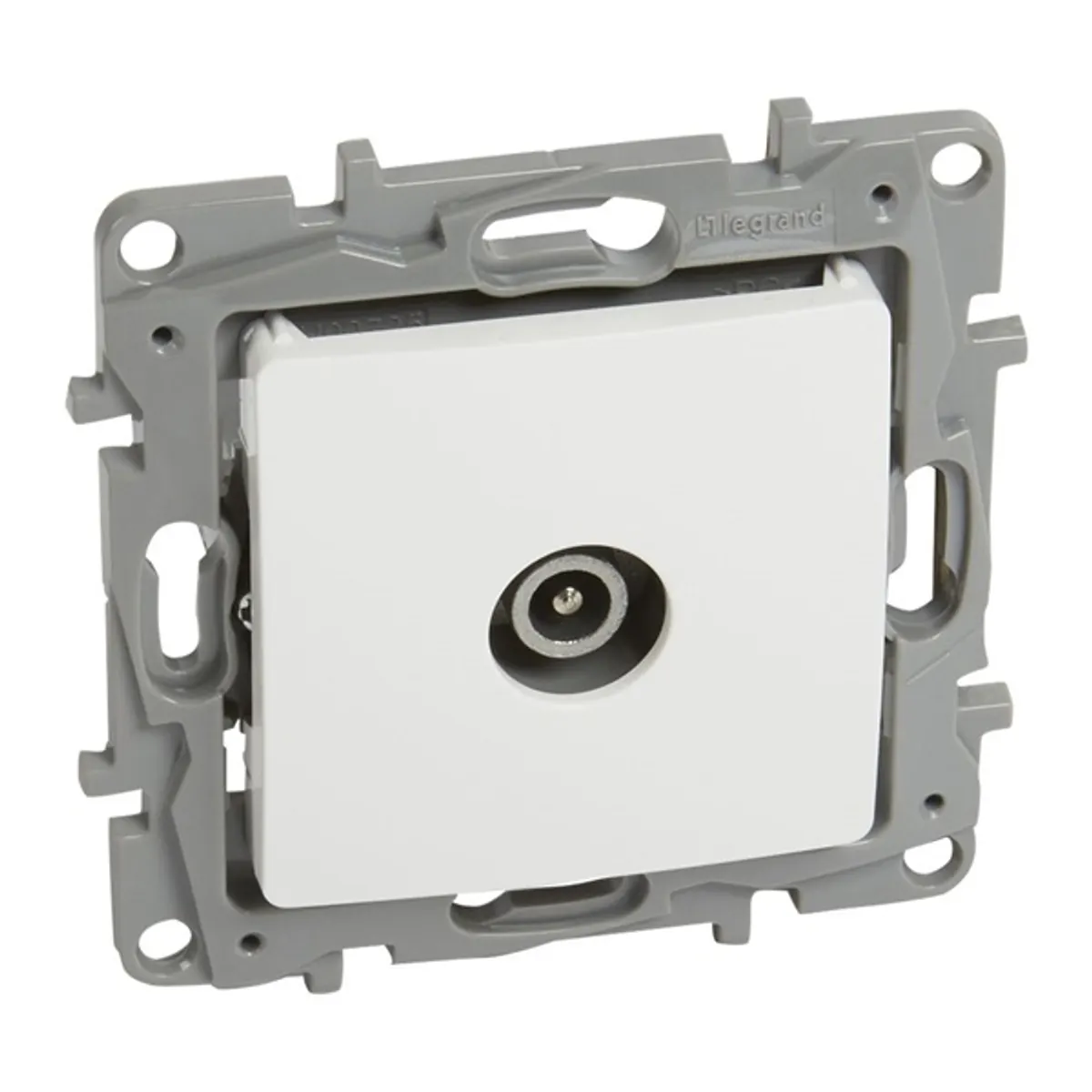 Legrand 764555 Niloé fehér tv aljzat végzáró IP20 #2