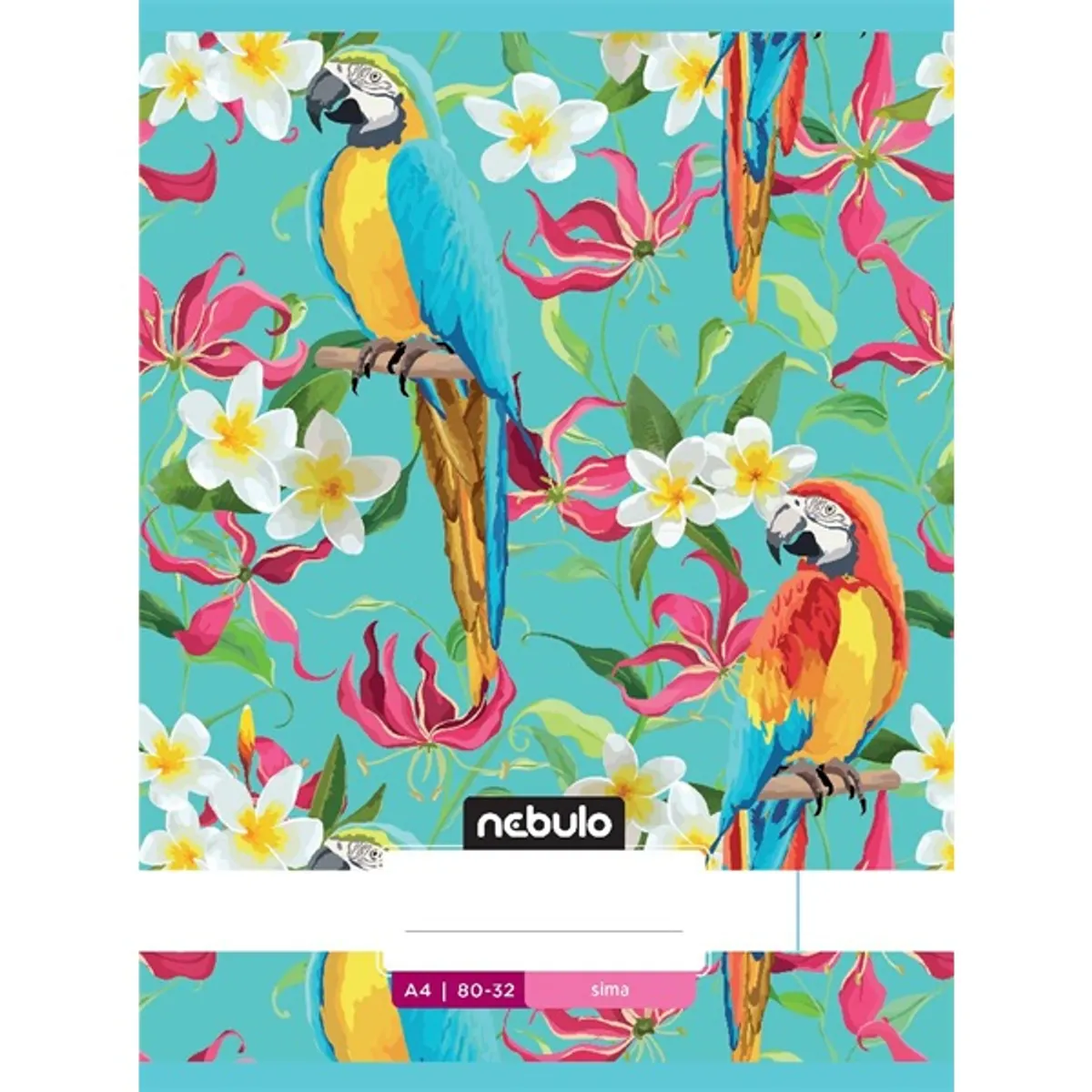 Nebulo SI-LD-A4 L-Design 32 lapos tűzött sima füzet #8