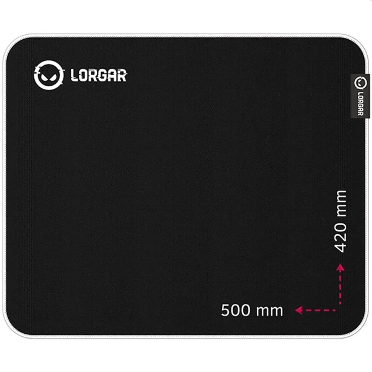 LORGAR LRG-CMP755 Legacer 755 fekete-lila 500x420x3mm csúszásgátló alap #1