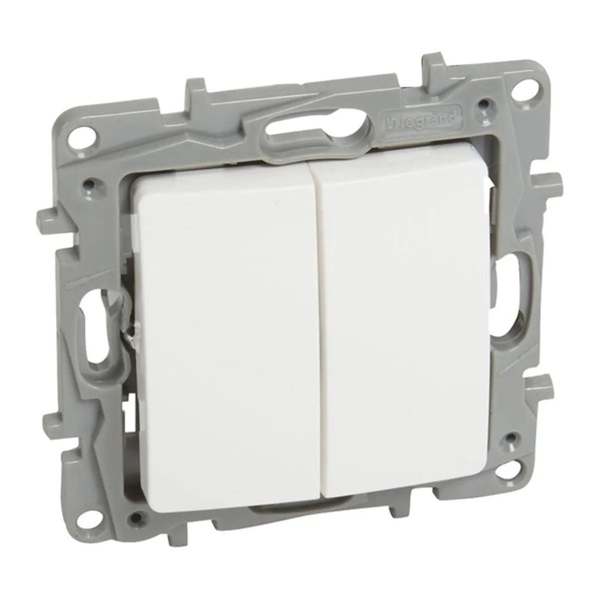 Legrand 764502 Niloé kettős váltókapcsoló fehér 10A IP20 rugós #2