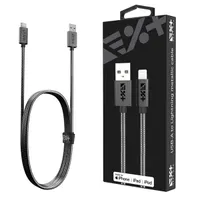 NextOne LGHT-USBA-MET-SG USB-A Lightning metál kábel 100 cm