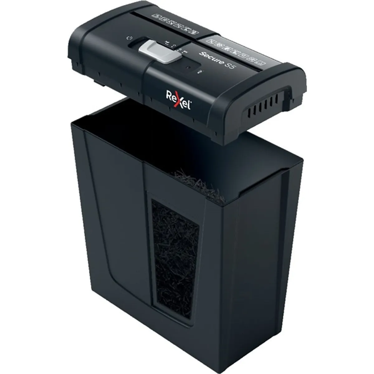 Rexel 2020121EU Secure S5 iratmegsemmisítő csíkokra 6 mm gémkapcs megsemmisítés P-2 10 L #2
