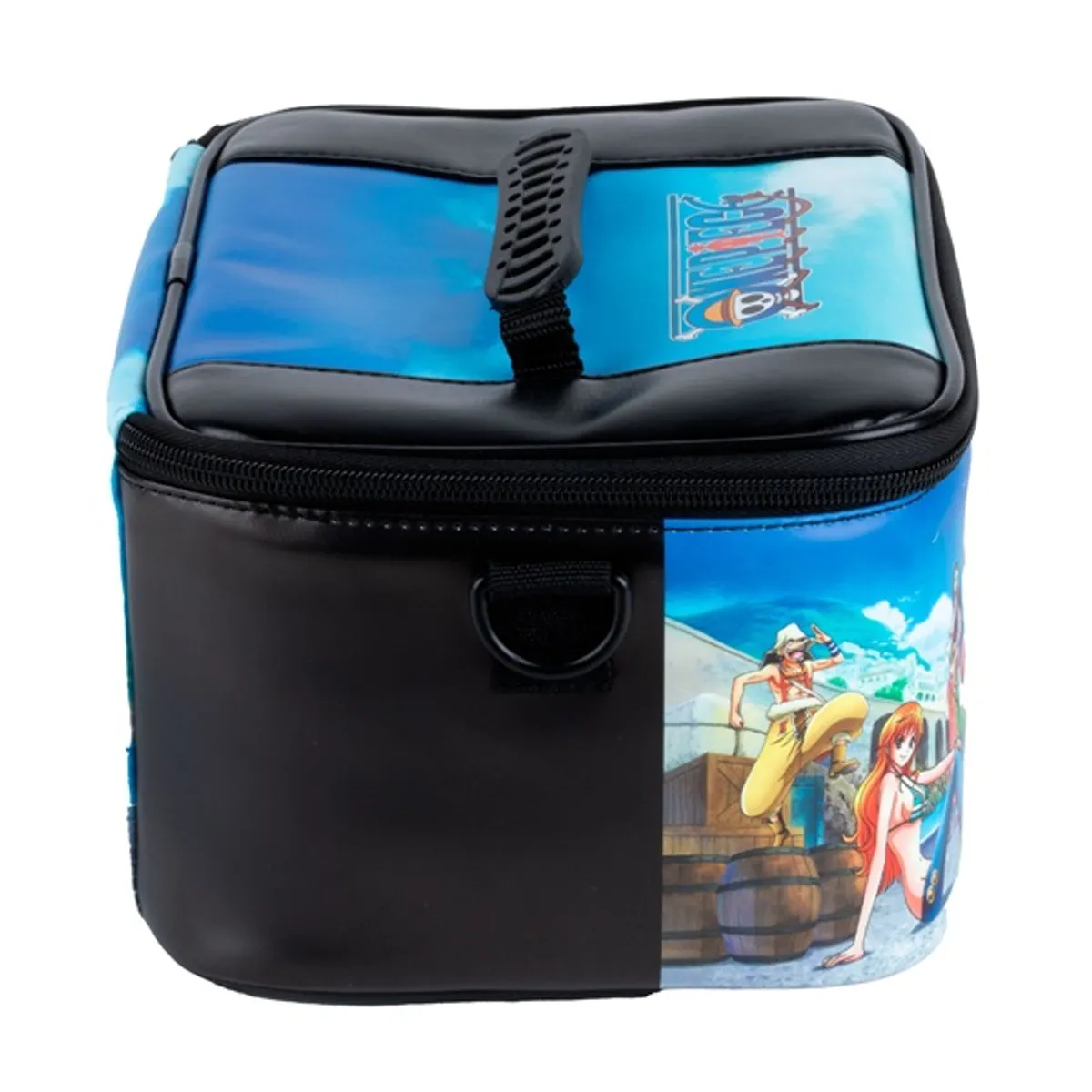 Konix KX-OP-LB One Piece Nintendo Switch utazótáska nejlon 195x280x142 mm cipzár többszínű és fekete #6