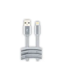 Stansson CL-157 Lightning kábel 200 cm USB A Fehér adat- és töltőkábel