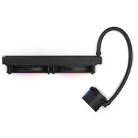 NZXT RL-KR280-B1 Kraken 280 RGB fekete 2x140mm PWM LCD 2800 RPM pumpa AM5 AM4 LGA 1700 1200 115X radiátor 280mm #2