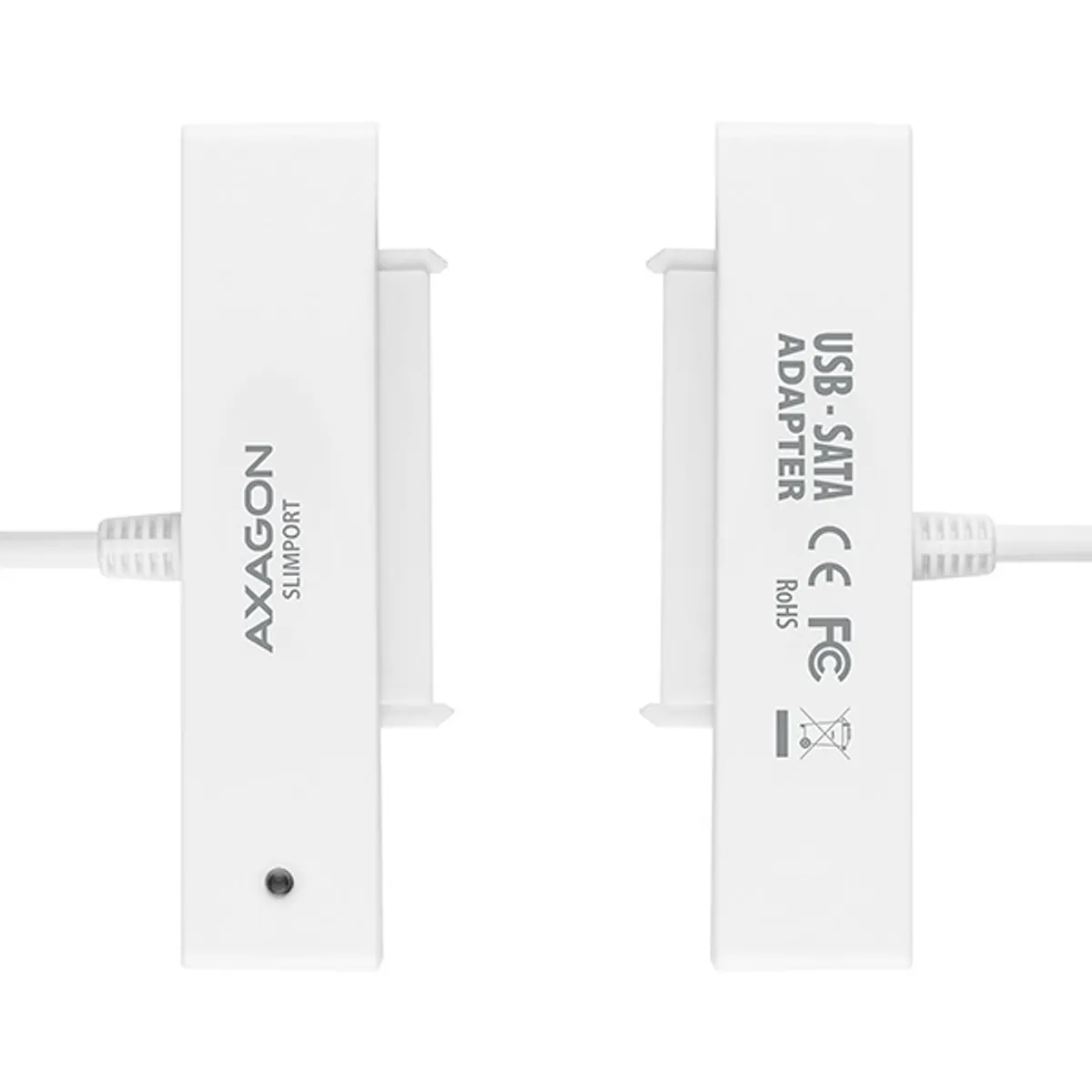 AXAGON ADSA-1S 2.5" USB 2.0 külső HDD SSD ház fehér #4