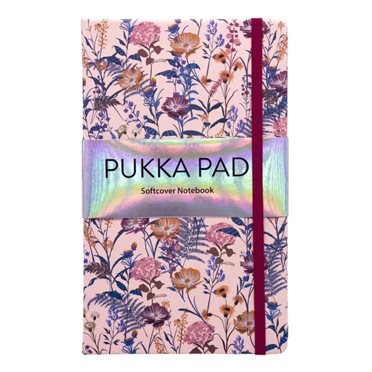 PUKKA PAD A17357BL3 Bloom A5 192 oldalas vonalas rózsaszín gumipántos notesz #1