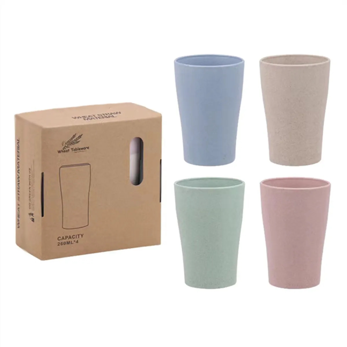 TOO KT-107 pohár készlet 5 db 300 ml műanyag mosogatógépben mosogatható #1