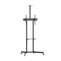 SBOX FS-401-2 guruló tévé állvány 37"-70" 600x400 45 kg döntés 12 fok magasság 1337-1445 mm