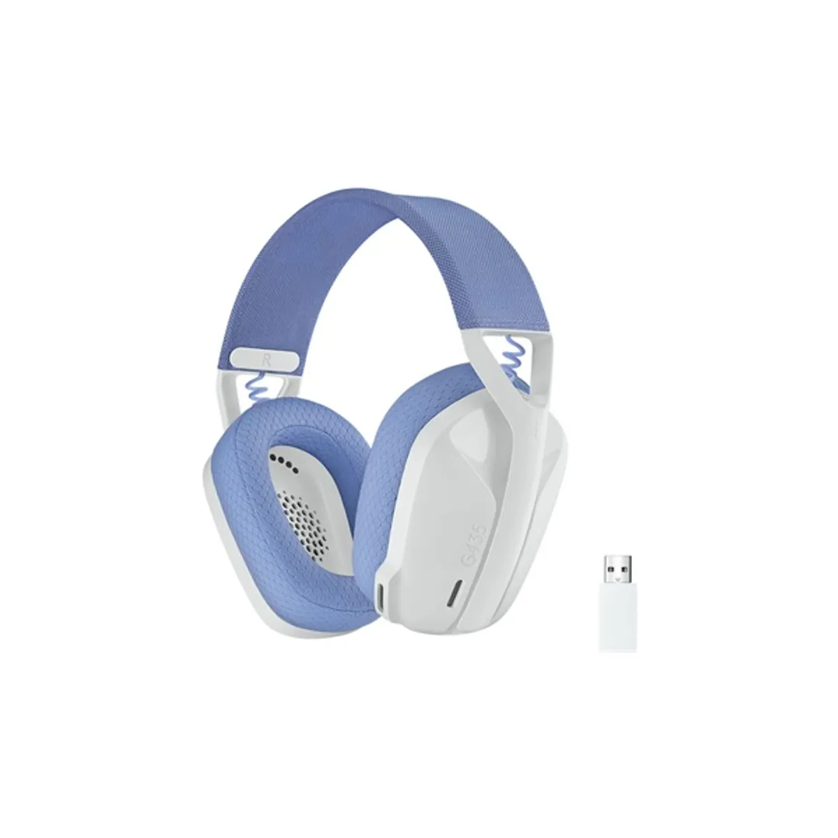 Logitech 981-001074 G435 Fejhallgató Lightspeed Bluetooth 10 m USB-C 20 Hz-20 kHz 45 Ohm Over-Ear Fehér-kék #1