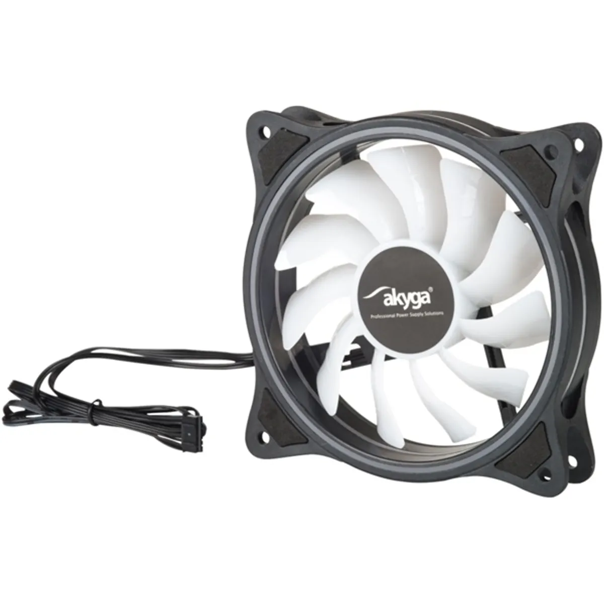 AKYGA AW-12D-RGB ház ventilátor 120 mm rgb 12V pwm sleeve 11 lapát 1100 rpm 23 dB #1