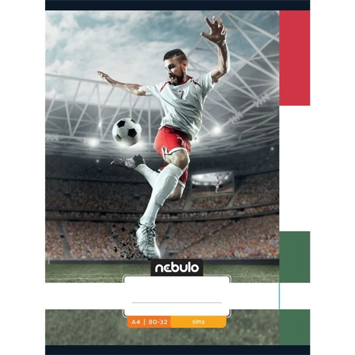 Nebulo SI-XM-A4 Xtreme A4 32 lapos tűzött sima füzet #2