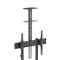 SBOX FS-401-2 guruló tévé állvány 37"-70" 600x400 45 kg döntés 12 fok magasság 1337-1445 mm #8