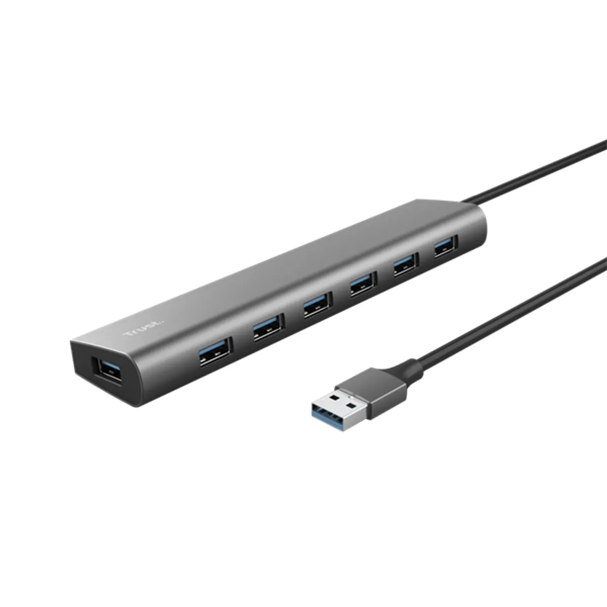Trust 24967 Halyx 8-portos usb hub táp nélküli #1