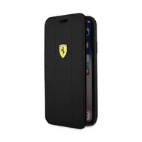 Ferrari FESCODFLBKPXBI flip tok iPhone X fekete 5,8" #2