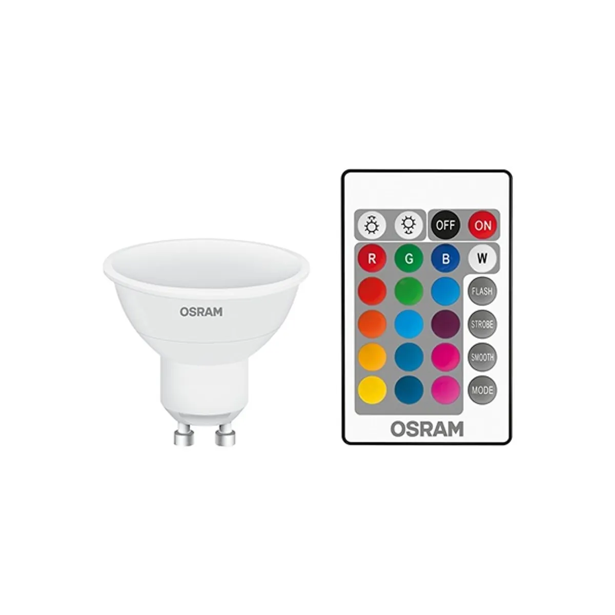 LEDVANCE 4058075045750 Par16 spot 4W 250lm GU10 rgb színváltó távirányítható #1
