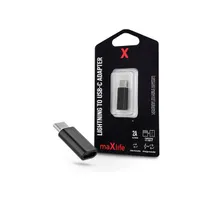 Haffner TF-0127 Lightning Type-C adapter fekete