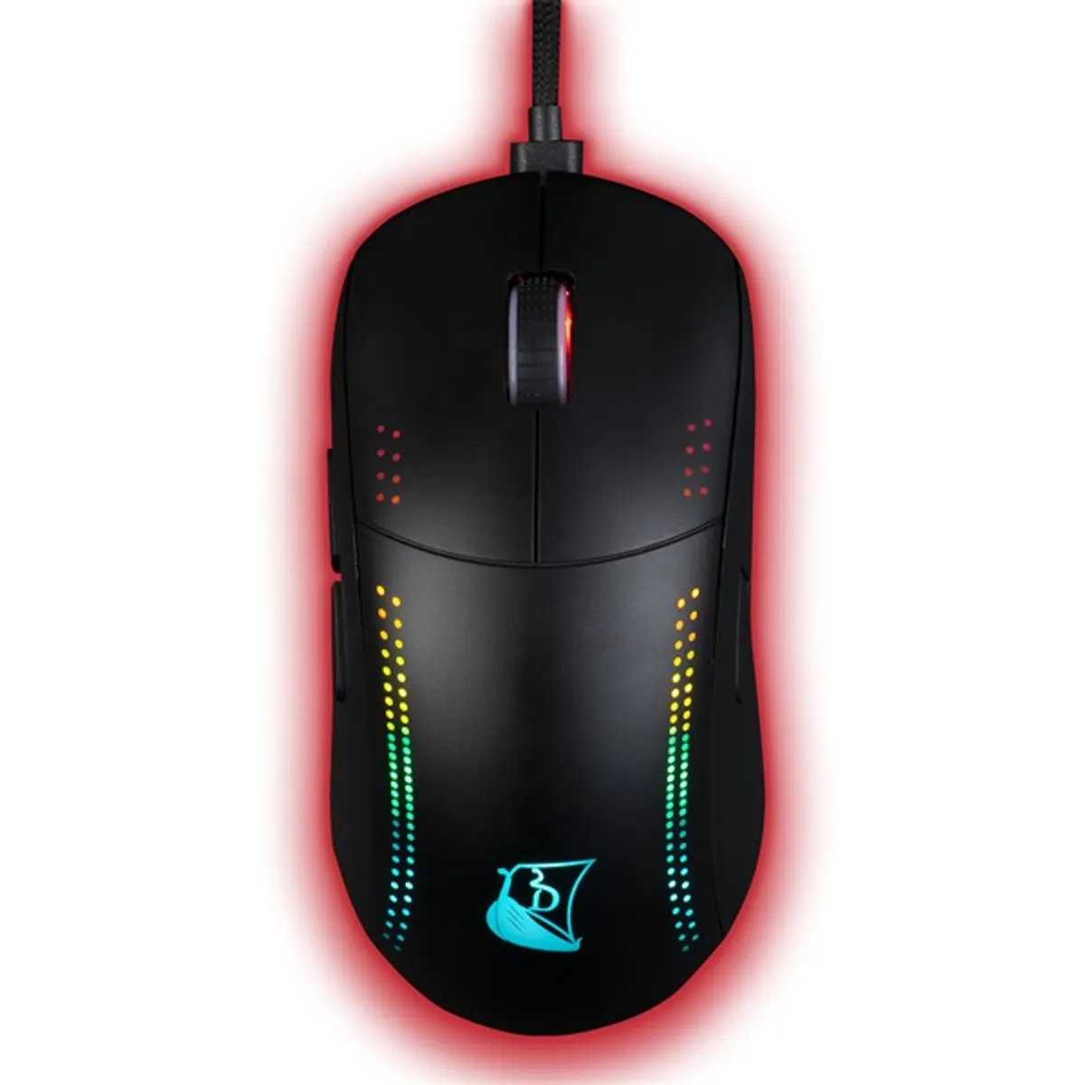 Drakkar KX-DK-GM-WRL-PC Asgard optikai gamer egér fekete usb 4 gombos görgővel vezetékes és vezeték nélküli #2