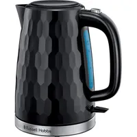 RUSSELL HOBBS 23864016002 Honeycomb 1,7L-es fekete 2400W 360 fokban Vezeték nélküli kancsó vízszintjelző