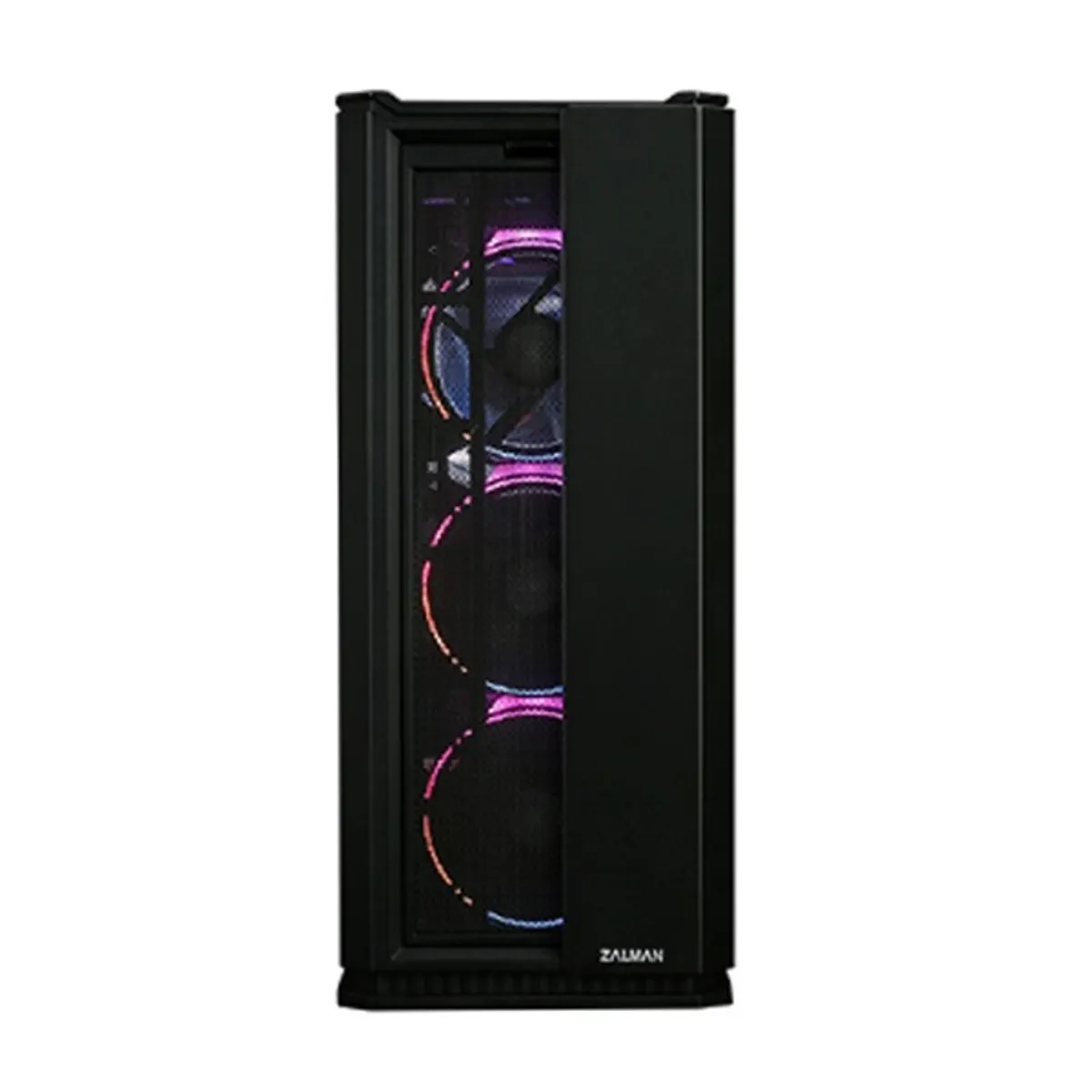 Zalman X3 BLACK Ház midi ATX ablakos, 4 db ventilátor, USB 3.0 előlapi, előlapi hangkimenet, előlapi mikrofon csatlakozó, táp nincs #2