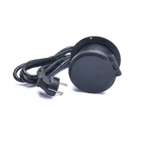 TOO GPS-105-1B süllyesztett hálózati elosztó fekete 1.8 m USB-A USB-C Qi töltés IP20 #3