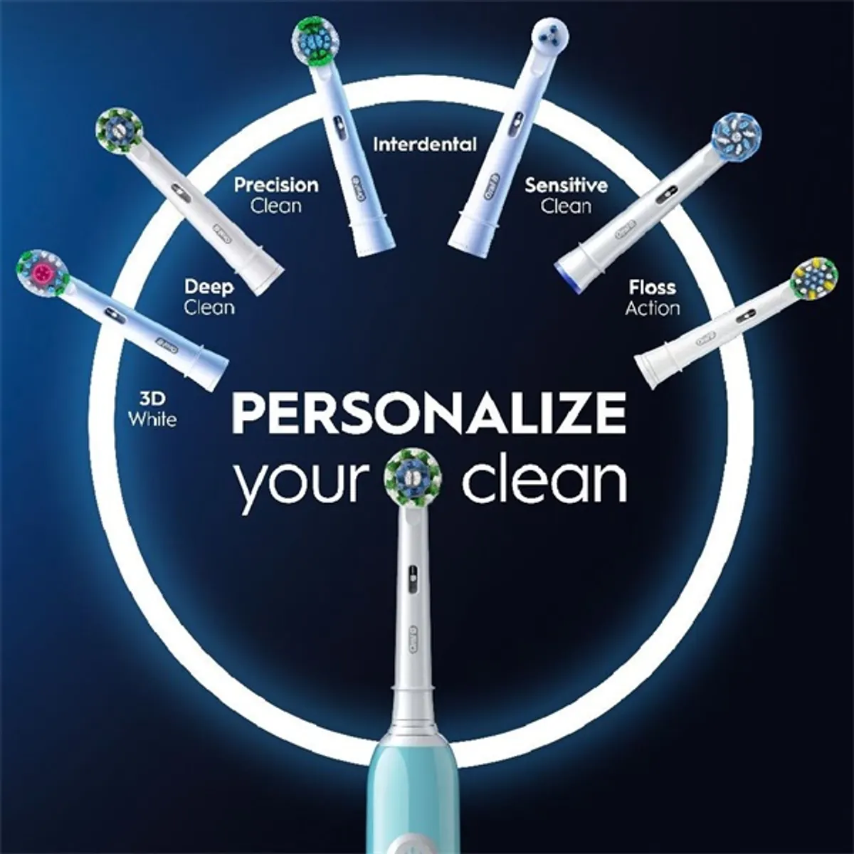 ORAL-B 10PO010407 PRO1 Cross Action Caribbean Blue elektromos fogkefe #4