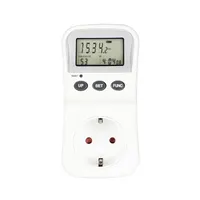 HAMA 00223561 Digitális fogyasztásmérő LCD 16A 230V 1-3680W 2 tarifa érintésvédelmi