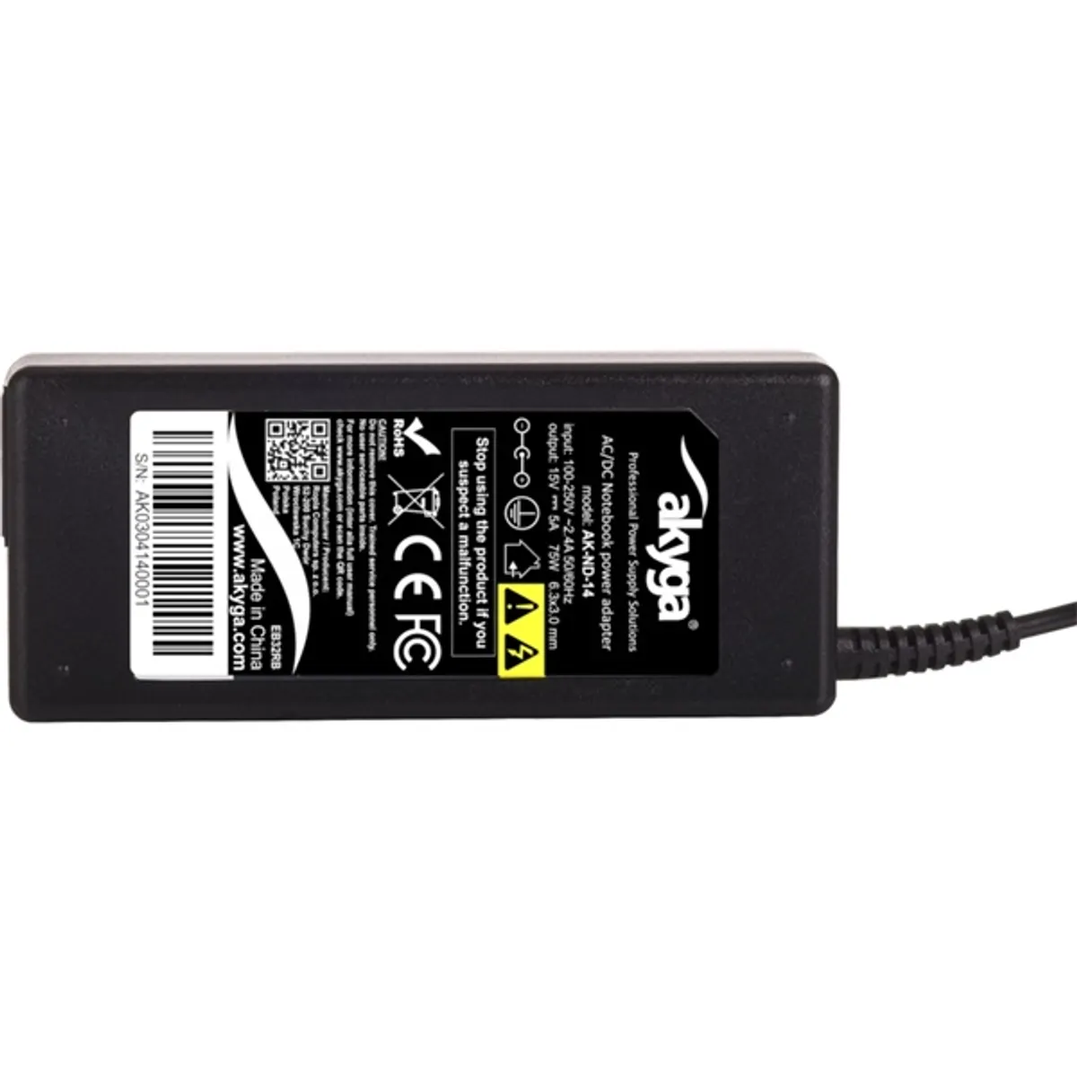 Akyga AK-ND-14 notebook fekete 75 watt 120 cm #5