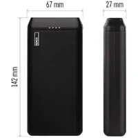 Emos B0527B Alpha2 20 Power Bank 20000 mAh 2 USB-A 1 USB-C fekete #3