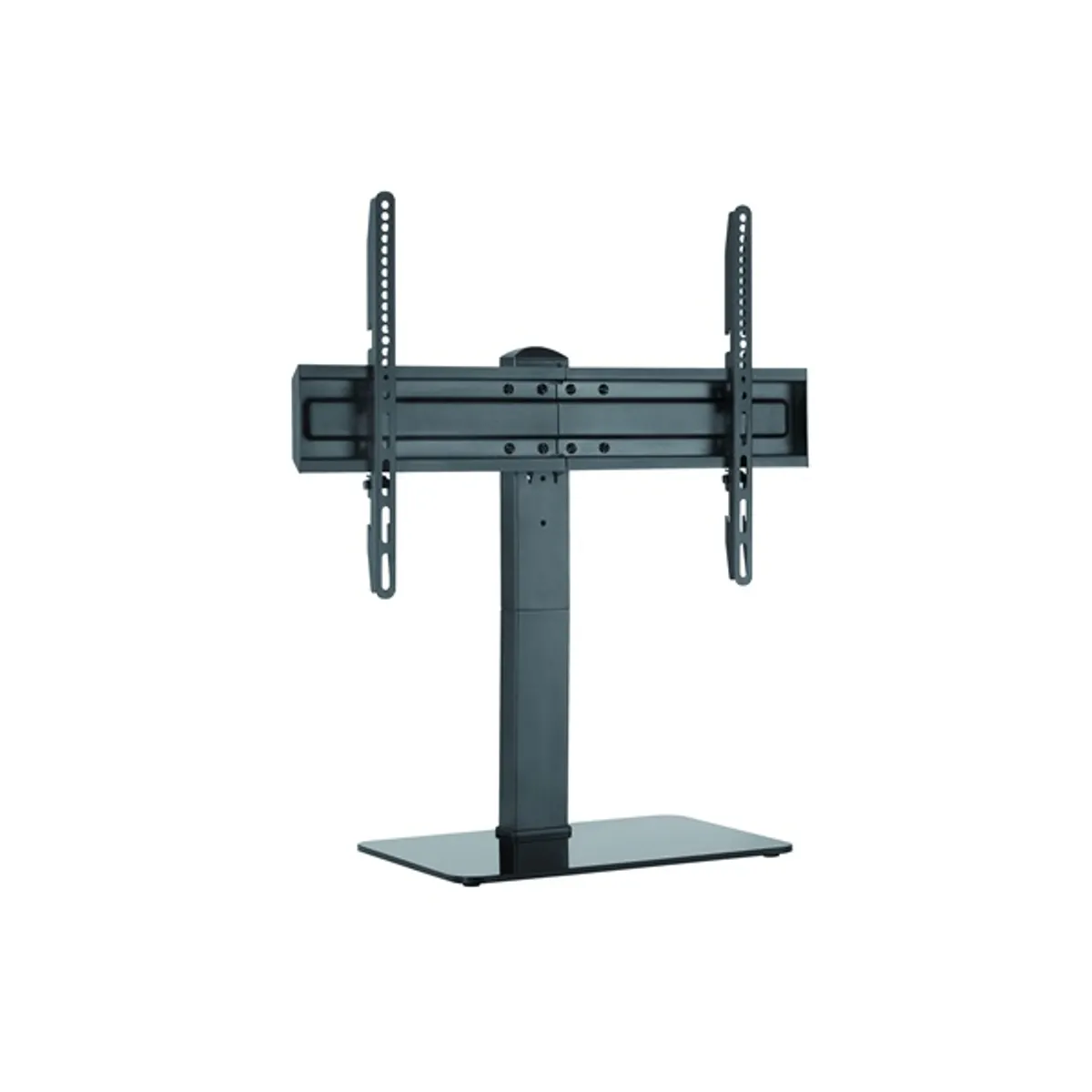 STANSSON WM-3770 asztali tv állvány üvegalappal 40 kg 37"-70" VESA max 600x400 forgatható állítható magasság kábelrendezés #2