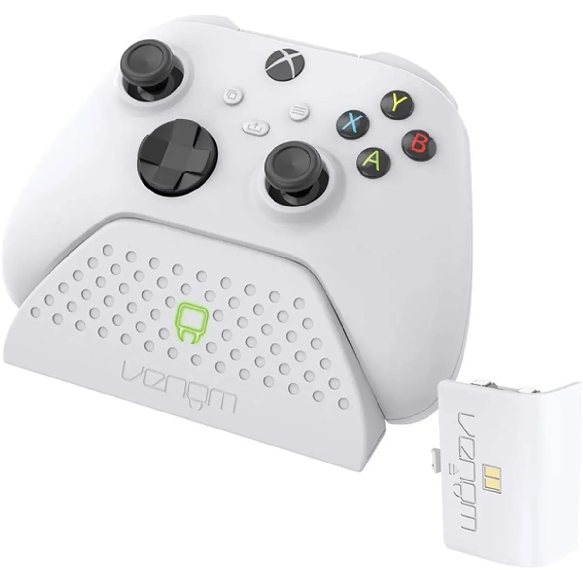 VENOM VS2870 töltőállomás fehér kompatibilis Xbox Series X S Xbox One USB akkumulátorral #1
