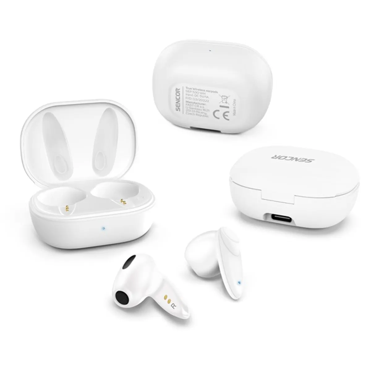 SENCOR 35056373 SEP 530BT fülhallgató 13 mm 32 ohm Bluetooth 5.1 10 m 5 óra USB-C #7