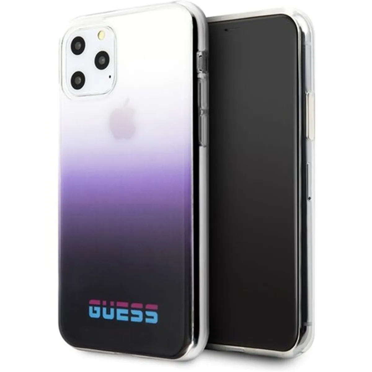 GUESS GUHCN58DGCPI California iPhone 11 Pro tok TPU lila átlátszó #1