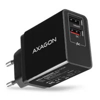 AXAGON ACU-QS24 QC3.0 5V-1.2A univerzális töltő 24W, 2x USB-A