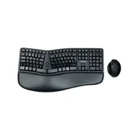 Zalman 8809213763199 ZM-K690M ergonómikus vezeték nélküli billentyűzet és egér fekete USB