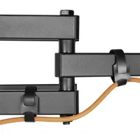 SBOX PLB-3646-2 fali konzol 37"-80" VESA 100x100;600x400, max terhelés 40 kg, dönthető és forgatható, magasságállítás, kábelvezetés, fekete #6