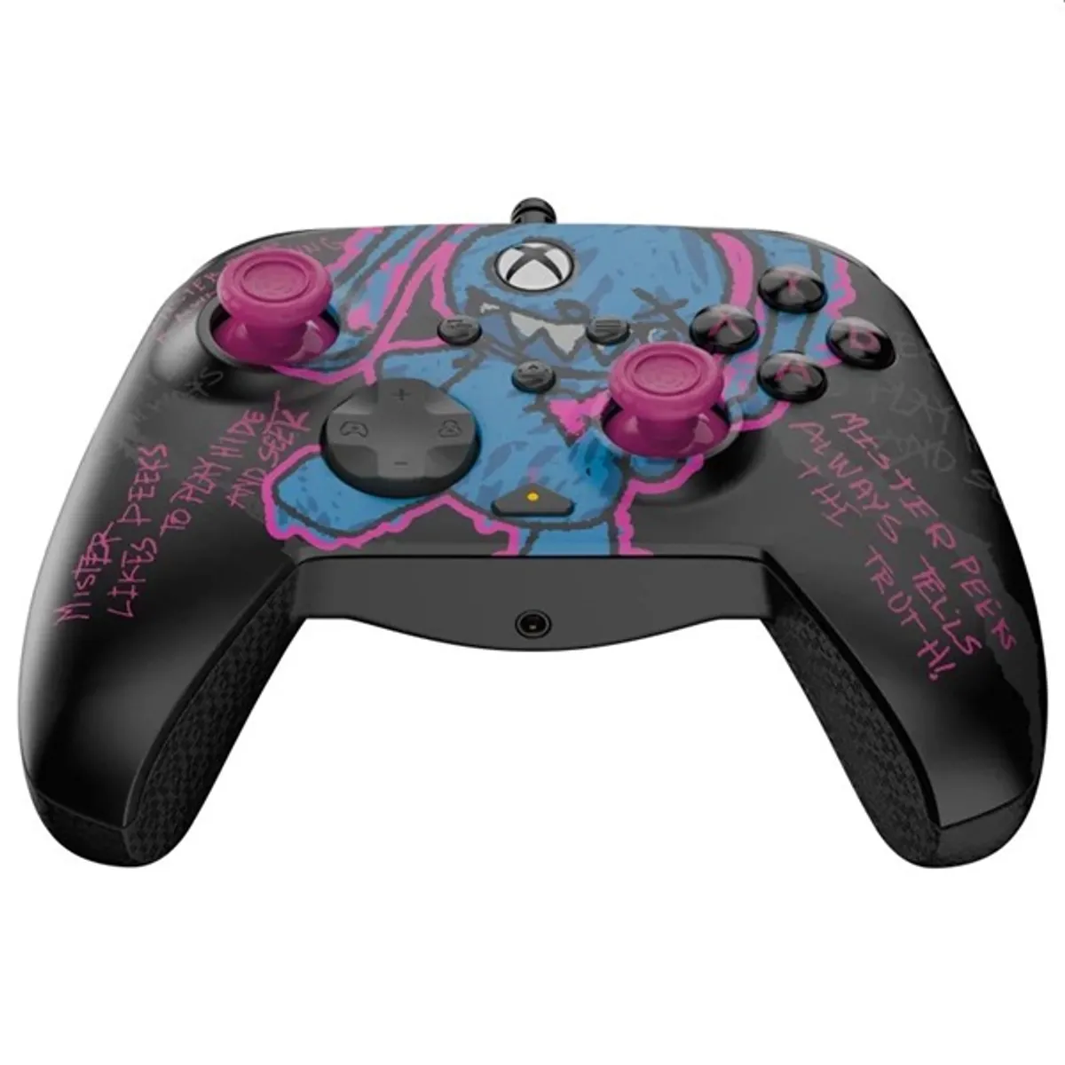 PDP 049-023-CDMP Rematch Glow kontroller fekete vezetékes 11 gomb PC Xbox One Xbox Series kompatibilis sötétben világít 250 cm #7