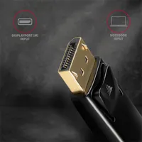AXAGON RVD-HI14N DisplayPort-HDMI adapter fekete szerelt 15 cm displayport apa hdmi anya #4