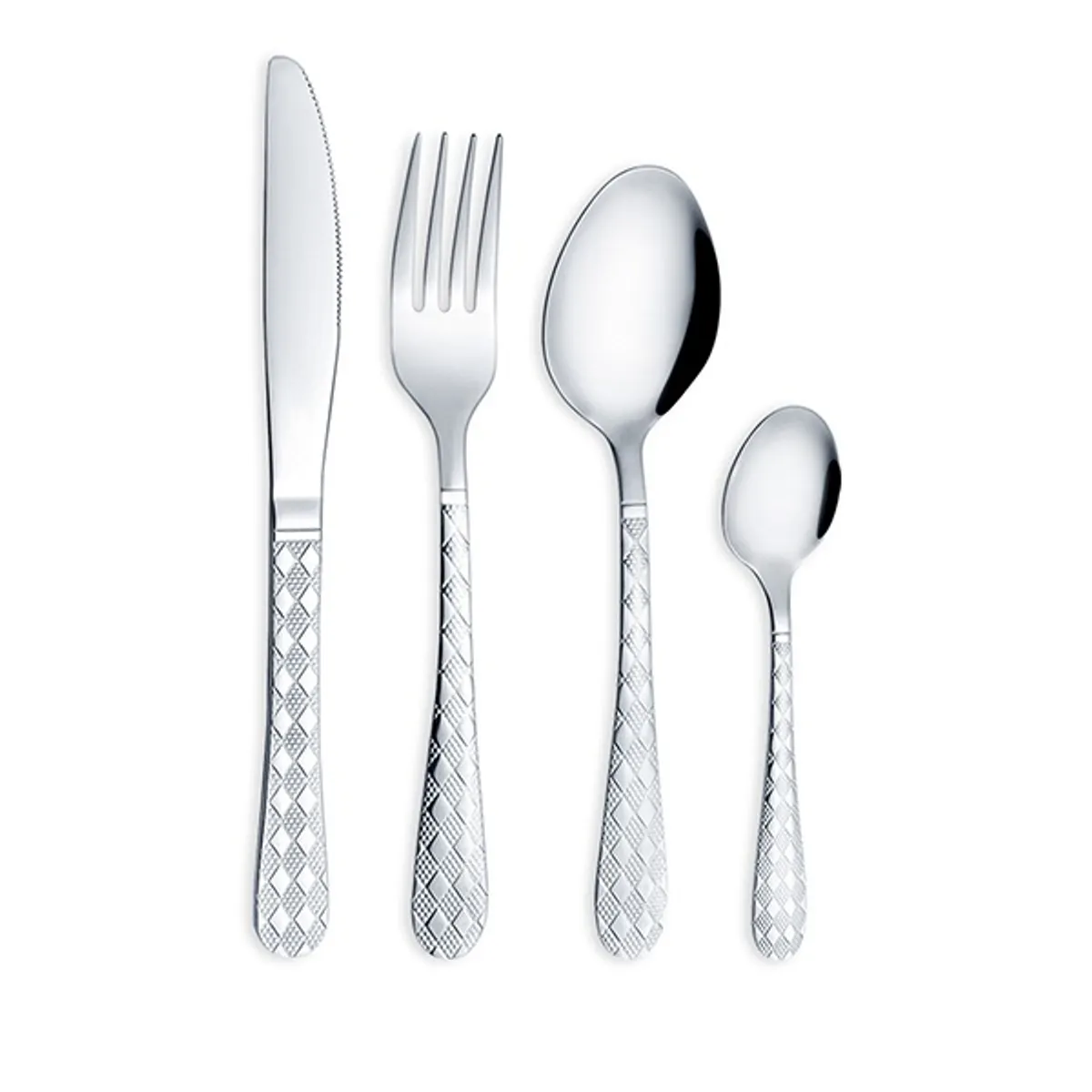 IRIS KT-560 evőeszköz készlet rozsdamentes acél ezüst 16 db #1