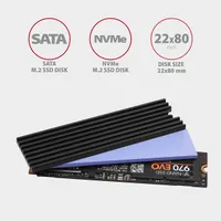 AXAGON CLR-M2L3 passzív M.2 hűtőborda 22x80 mm alumínium #2