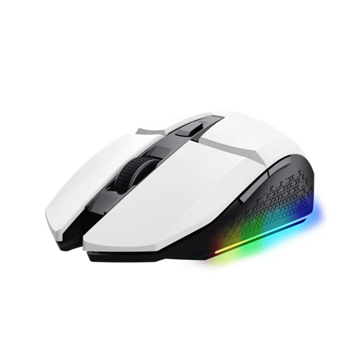 TRUST 25069 GXT FELOX vezeték nélküli gamer egér fehér 4800 DPI 5+1 RGB USB-C vevő #1