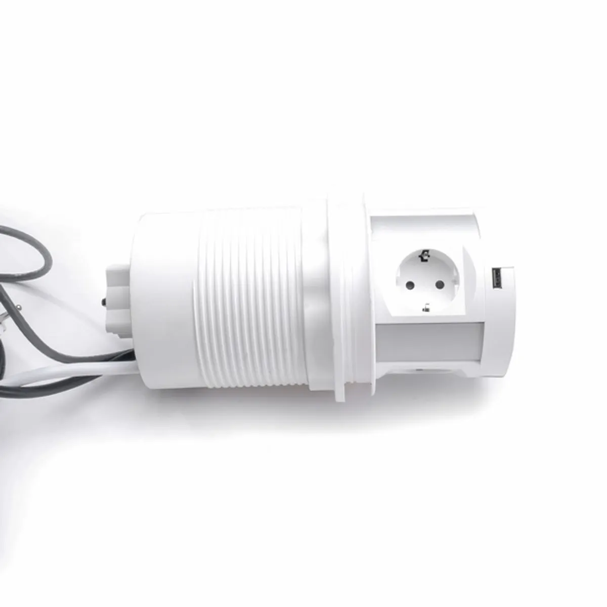 TOO PPS-100-4W rejtett hálózati elosztó beépíthető 4x SCHUKO fehér 1.8 m USB-A HDMI RJ45 #7