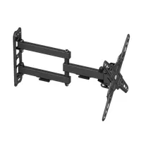 SBOX LCD-223-2 13"-43" dönthető, forgatható, VESA 75x75-200x200, max terhelhetőség 20 kg, fekete acél, kábelrendező #2