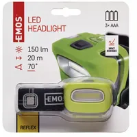 EMOS P3528 COB LED fejlámpa 150 lm 3 AAA zöld #3
