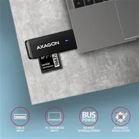 AXAGON cre-s2n kártyaolvasó külső sd-microsd usb-a usb-c #4