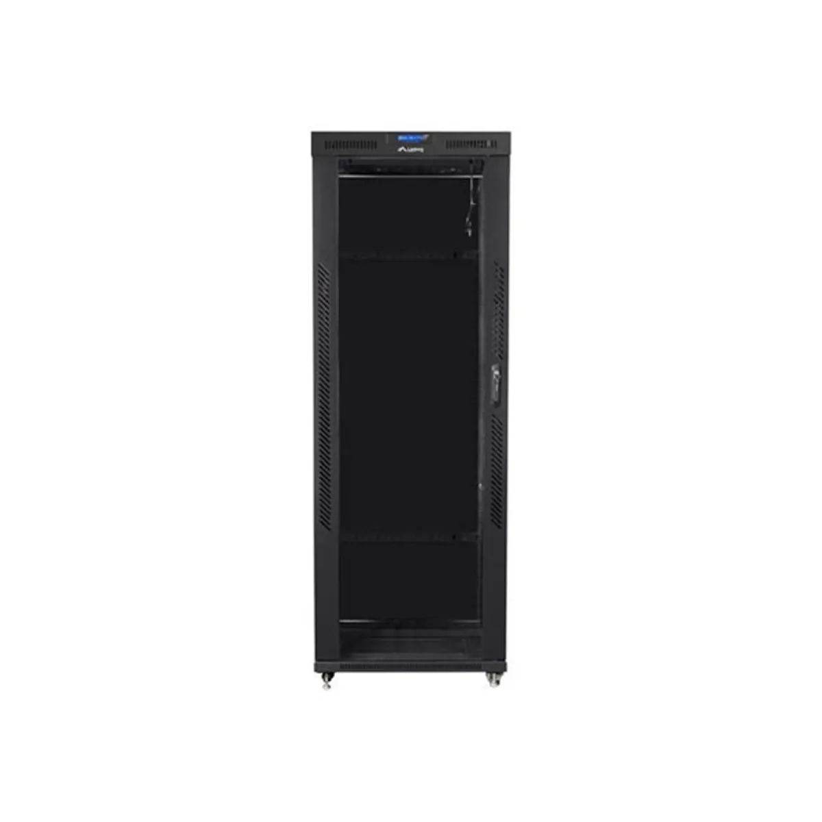 LANBERG FF01-8842-12BL szabadon álló rack 19" 42U 800x800 üvegajtós lcd fekete #1