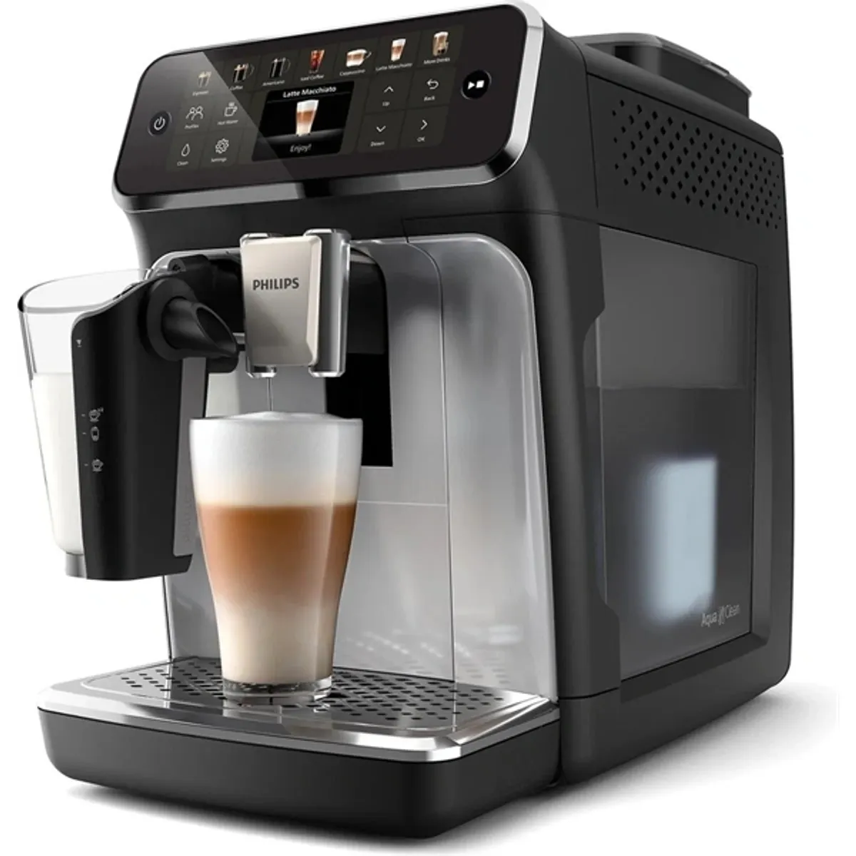 PHILIPS EP4446/70 Series 4400 LatteGo automata kávéfőző 14 italvariáció SilentBrew QuickStart fekete #1